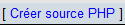 Crer source PHP